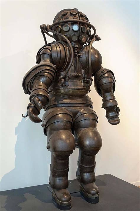 vintage dive suit|19th century diving suit.